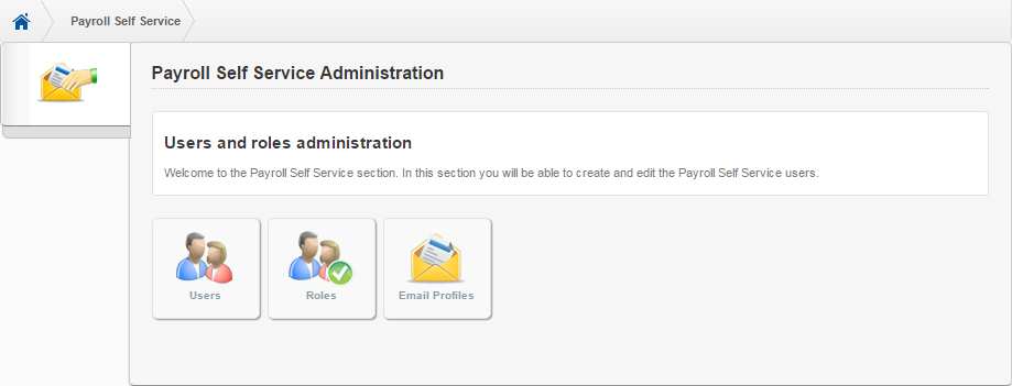 Pegasus Web Xchange administration page