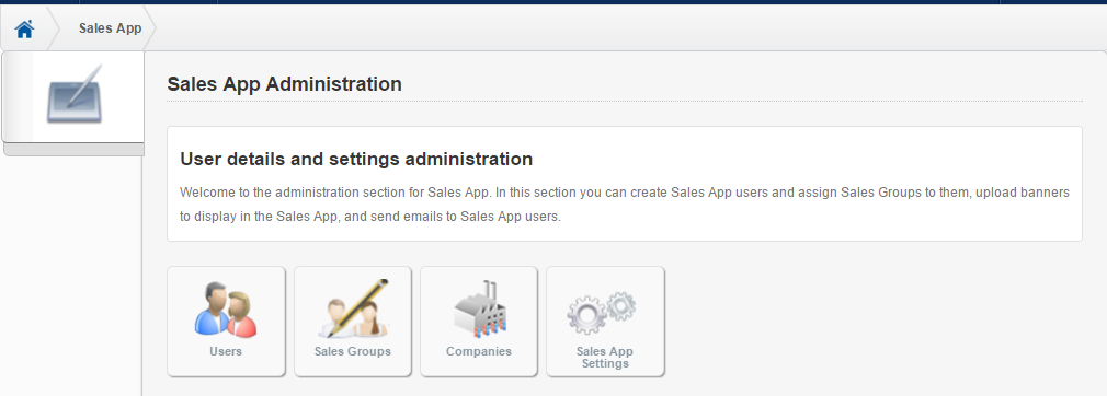 Pegasus Web Xchange administration page